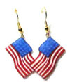 Patriotic Flag Earrings